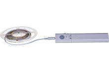 Комплект светодиодной ленты с датчиком движения Apeyron 6В 2,4Вт/м 30LED IP20 3000К 1м 10-88 картинка 